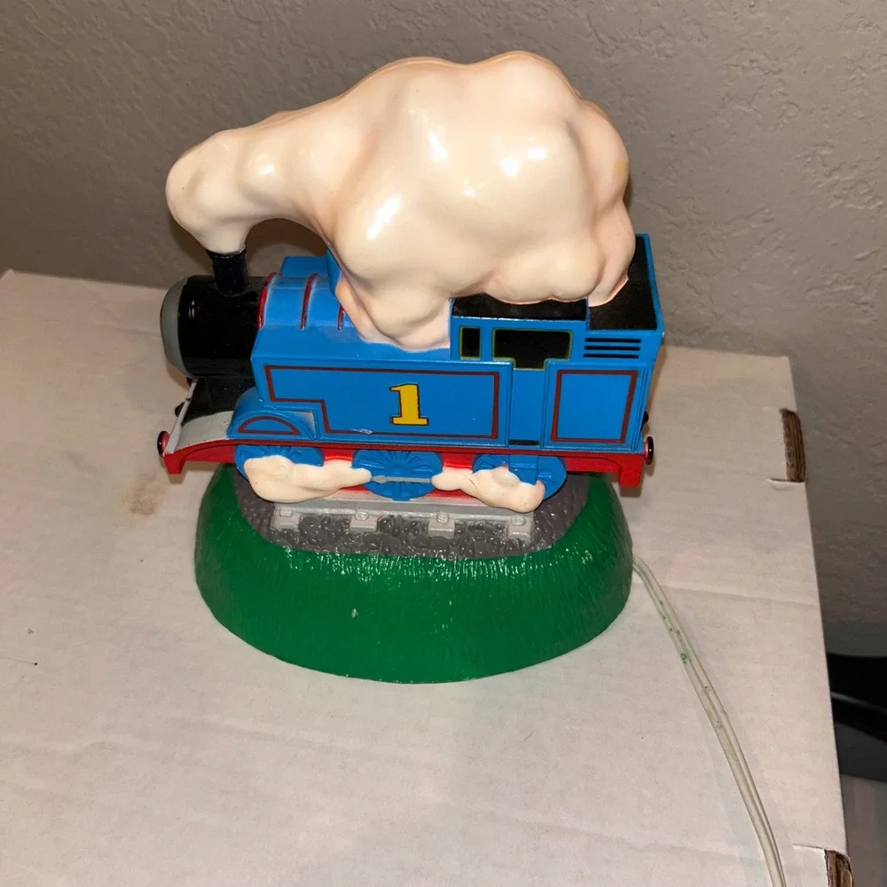 VTG 1992 Thomas the Tank Engine Train‎ Light Up Smoke Cloud Display Figurine